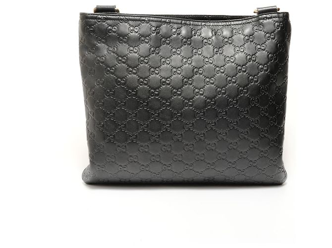 Borsa a tracolla in pelle Gucci GG Shima Nero - vista 2