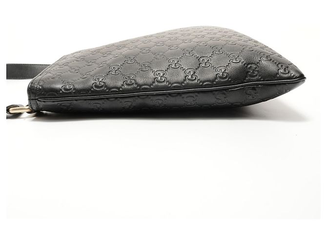 Borsa a tracolla in pelle Gucci GG Shima Nero - vista 3