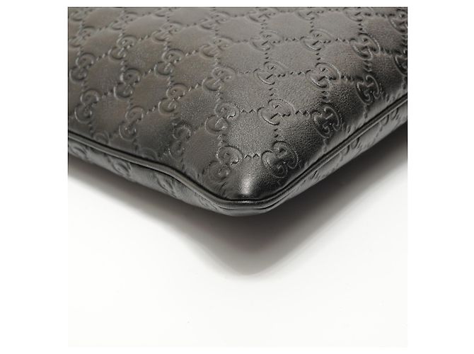 Borsa a tracolla in pelle Gucci GG Shima Nero - vista 5