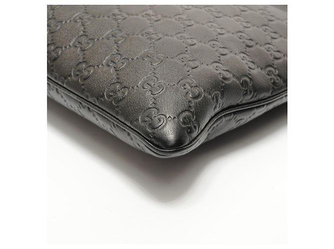 Borsa a tracolla in pelle Gucci GG Shima Nero - vista 6
