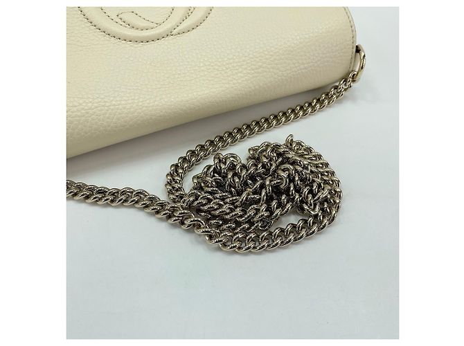 Borsa a Spalla Gucci Soho Bianco - vista 10