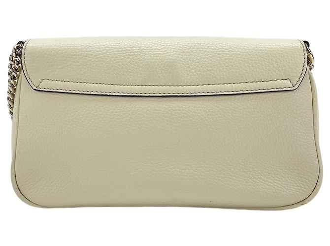 Borsa a Spalla Gucci Soho Bianco - vista 3