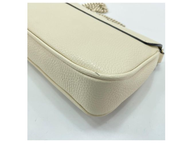 Borsa a Spalla Gucci Soho Bianco - vista 9