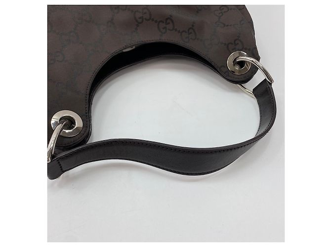 Borsa a tracolla Gucci motivo GG marrone - vista 10