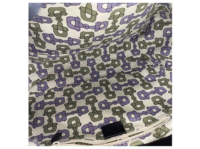 Borsa a tracolla Gucci motivo GG marrone - vista 11