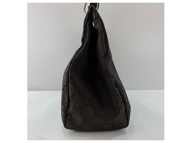 Borsa a tracolla Gucci motivo GG marrone - vista 6