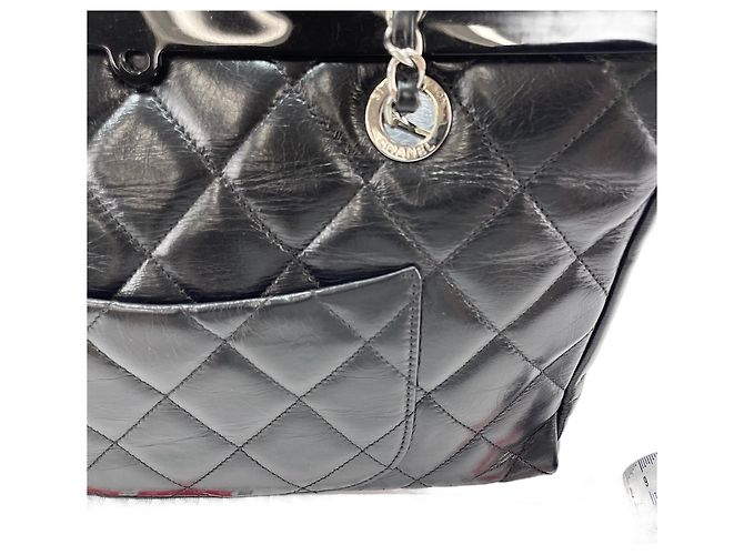 Borsa Tote Chanel CC Delivery in nero - vista 3