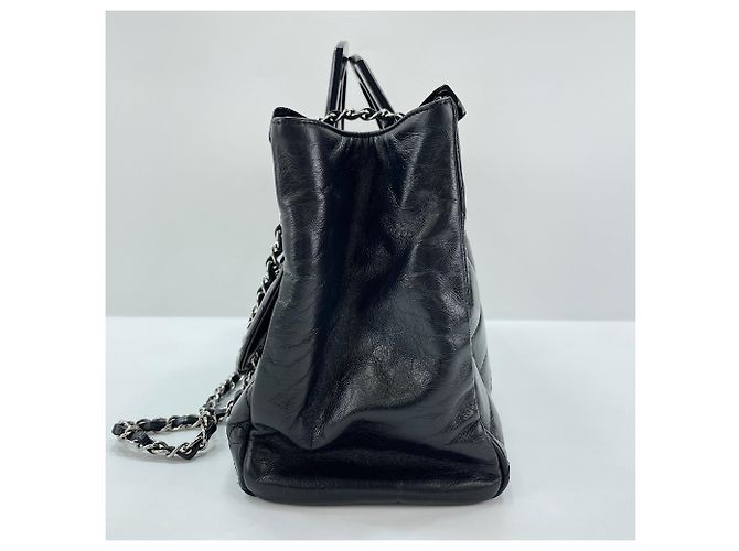 Borsa Tote Chanel CC Delivery in nero - vista 4