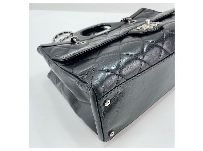 Borsa Tote Chanel CC Delivery in nero - vista 7