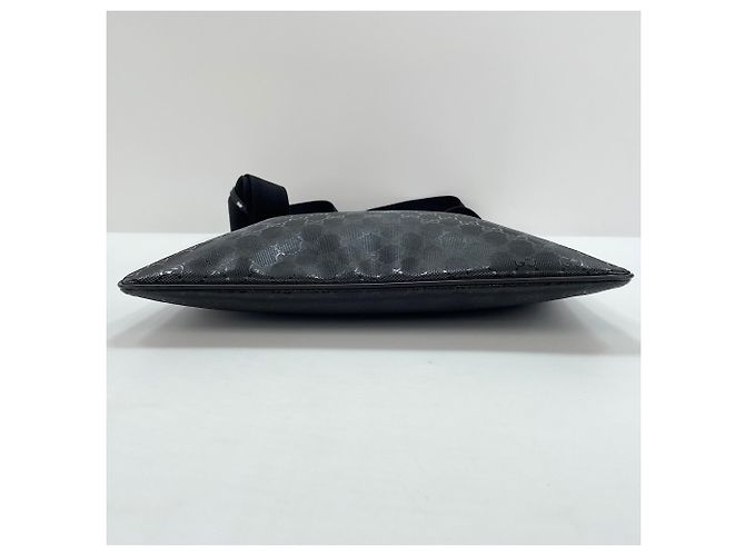 Borsa a Spalla Gucci GG Stampata in Nero - vista 7