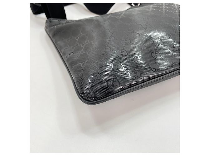 Borsa a Spalla Gucci GG Stampata in Nero - vista 8