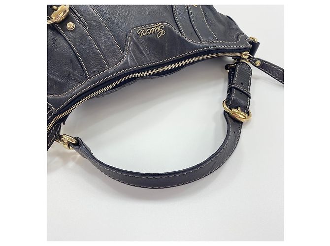 Borsa a Spalla Gucci Old Nero - vista 10