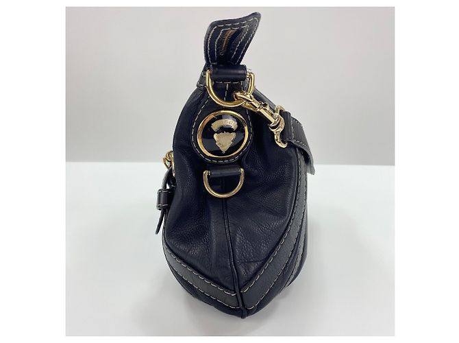 Borsa a Spalla Gucci Old Nero - vista 5
