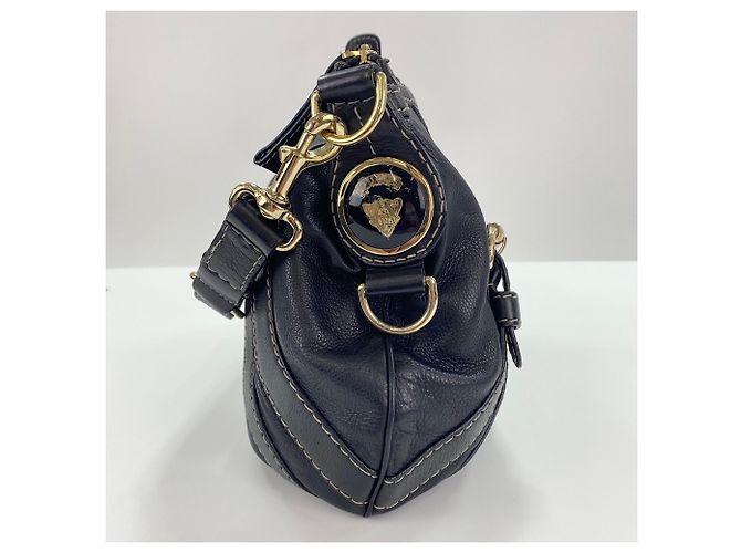 Borsa a Spalla Gucci Old Nero - vista 6