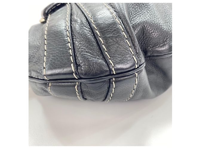 Borsa a Spalla Gucci Old Nero - vista 8