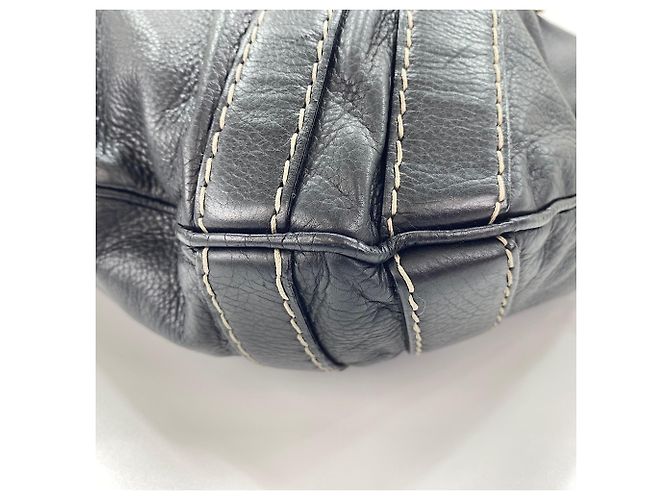 Borsa a Spalla Gucci Old Nero - vista 9