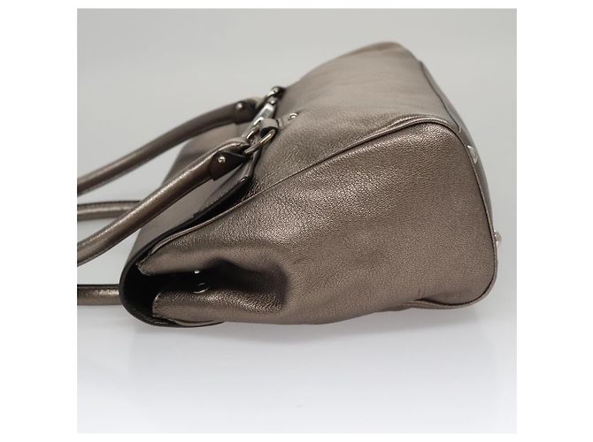 Salvatore Ferragamo Sofia Satchel Leder Medium Silber - Ansicht 4