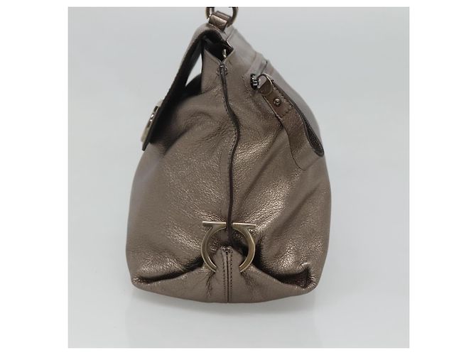 Borsa Sofia Salvatore Ferragamo in pelle Medium D'oro - vista 4