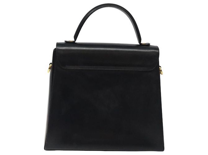 Salvatore Ferragamo Borsa a mano convertibile in pelle Nero - vista 2