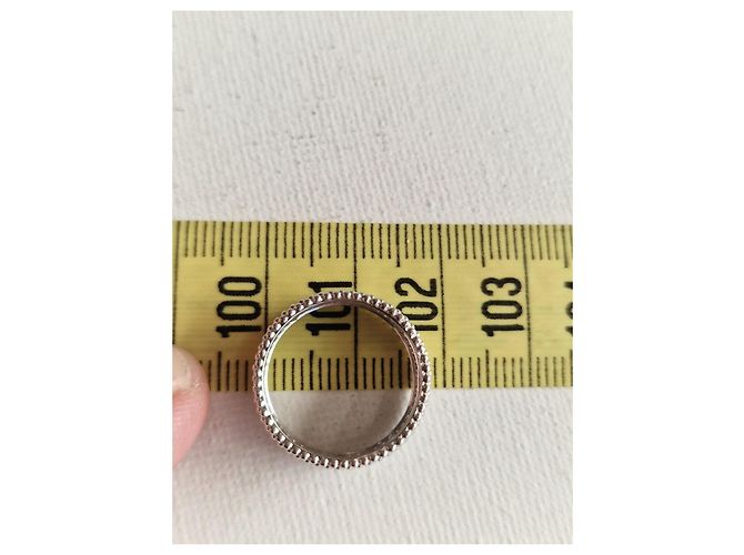 Mauboussin Le Premier Jour Ring aus 750/000 Weißgold 3 Reihen Silber - Ansicht 11