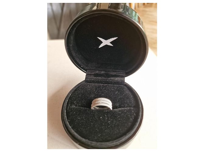 Mauboussin Le Premier Jour Ring aus 750/000 Weißgold 3 Reihen Silber - Ansicht 4