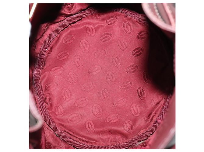 Must de Cartier in pelle Rosso - vista 5