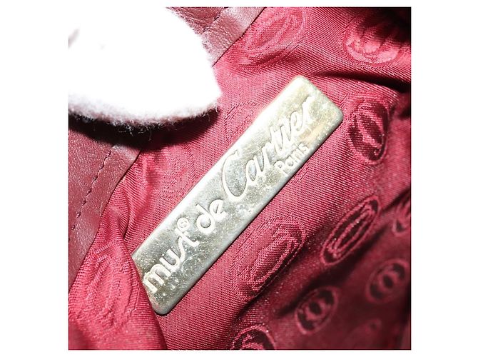 Must de Cartier in pelle Rosso - vista 6