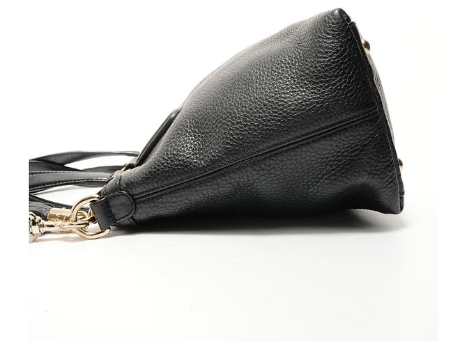 Borsa 2-way in pelle Gucci Soho Nero - vista 3
