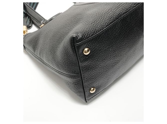 Borsa 2-way in pelle Gucci Soho Nero - vista 5