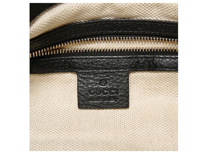 Borsa 2-way in pelle Gucci Soho Nero - vista 9