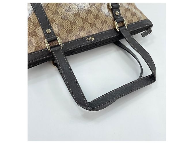 Borsa Tote Gucci GG Crystal Beige - vista 10