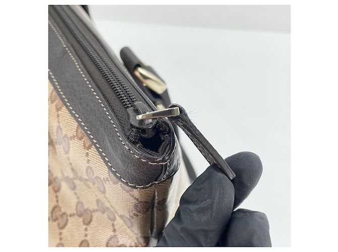 Borsa Tote Gucci GG Crystal Beige - vista 12