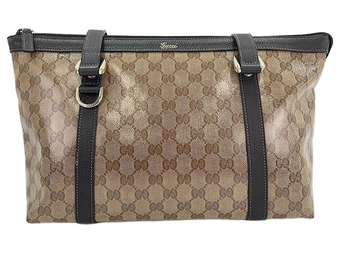 Borsa Tote Gucci GG Crystal Beige - vista 2