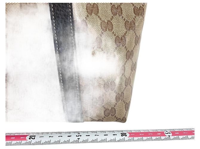 Borsa Tote Gucci GG Crystal Beige - vista 4