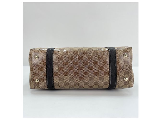 Borsa Tote Gucci GG Crystal Beige - vista 7