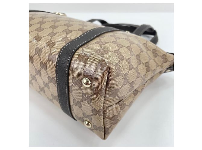 Borsa Tote Gucci GG Crystal Beige - vista 8