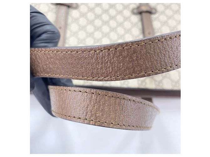 Sac cabas Gucci marron - vue 11