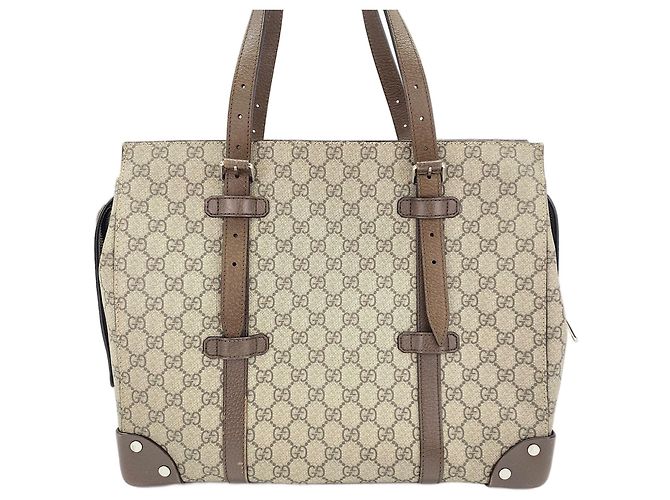 Sac cabas Gucci marron - vue 2