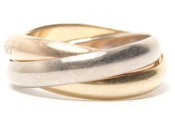 Anello Trinity Cartier in oro Au750 D'oro - vista 2