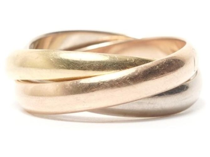 Anello Trinity Cartier in oro Au750 D'oro - vista 4