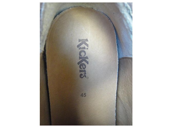 Autre Marque Chaussures Kickers en cuir marron - vue 6