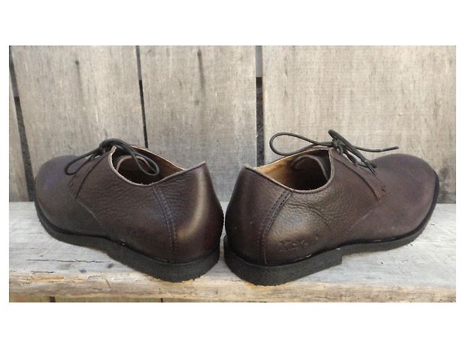 Autre Marque Chaussures Kickers en cuir marron - vue 7