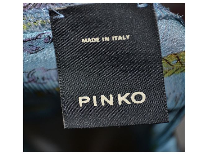 Pinko Kurzes Kleid mit Animalprint Mehrfarben Leopardenprint - Ansicht 4