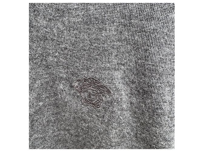 Versace Medusa Logo Crewneck Pullover Grau Herren - Ansicht 3