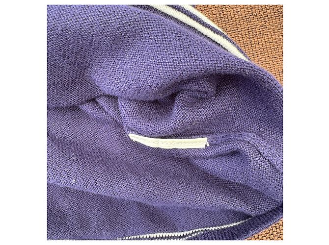 Jean Paul Gaultier Woll-Strickoberteil Lila - Ansicht 5