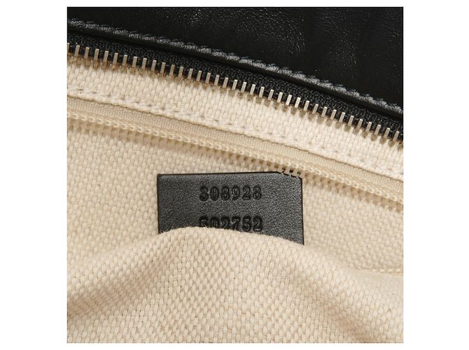 Borsa Tote Gucci GG Canvas Nero - vista 10