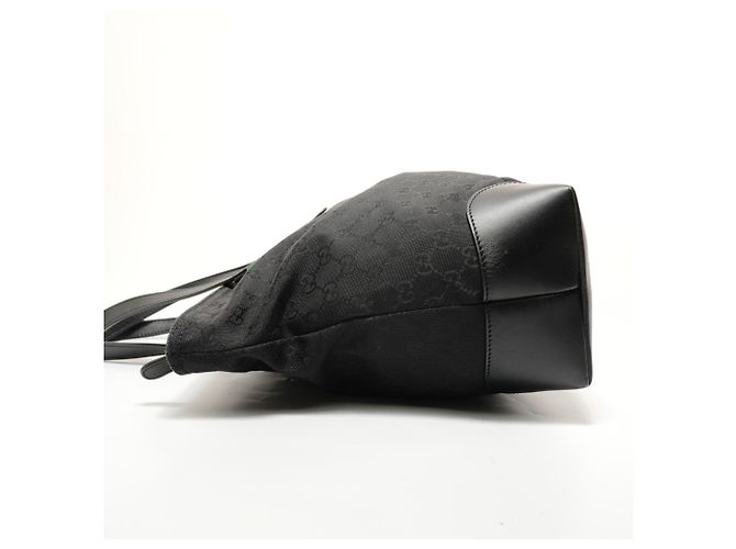 Borsa Tote Gucci GG Canvas Nero - vista 3