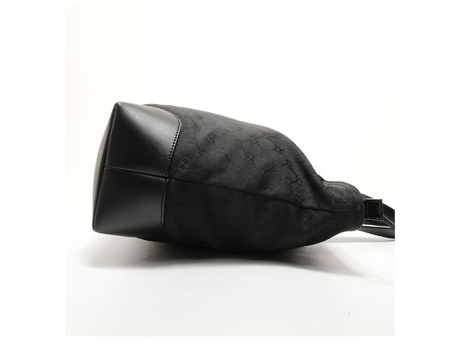 Borsa Tote Gucci GG Canvas Nero - vista 4