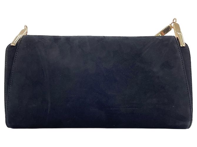 Borsa a tracolla Salvatore Ferragamo Gancini Nero - vista 3