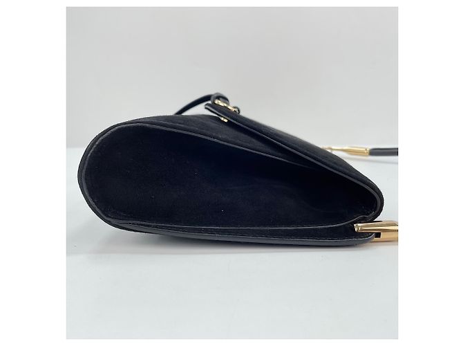 Borsa a tracolla Salvatore Ferragamo Gancini Nero - vista 6